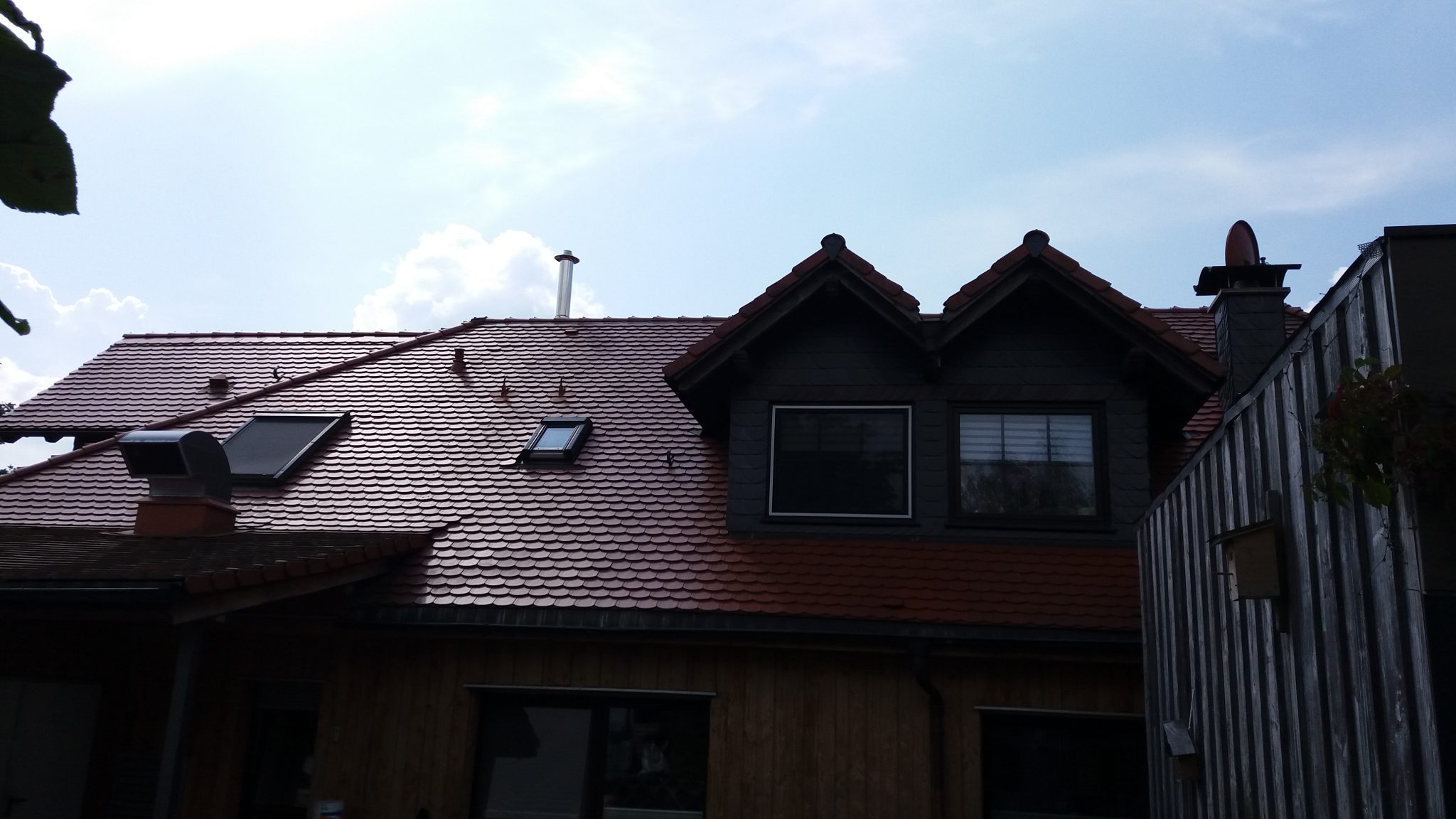Biberschwanz-Dacheindeckung